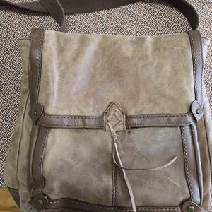 The Sak Tan and Brown Leather Backpack
